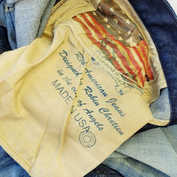 New Men ROBIN'S JEAN sz 42 Slim Skinny Biker Jeans - Picture 7 of 8